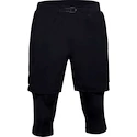 Short pour homme Under Armour  Run Anywhere 2N1 Long STS black S