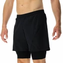 Short pour homme UYN  RUNNING EXCELERATION OW PERFORMANCE 2IN1 SHORT Black