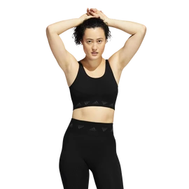 Soutien-gorge pour femme adidas Aeroknit Light Support Bra Black