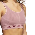 Soutien-gorge pour femme adidas  Aeroknit Light Support Bra Legacy Burgundy