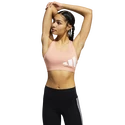 Soutien-gorge pour femme adidas  Believe This Medium Support Workout Logo Ambient Blush