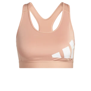 Soutien-gorge pour femme adidas  Believe This Medium Support Workout Logo Ambient Blush