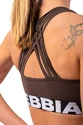 Soutien-gorge pour femme Nebbia  Medium Impact Cross Back Sports Bra 410 brown