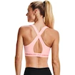 Soutien-gorge pour femme Under Armour  Crossback Mid Bra pink