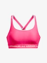 Soutien-gorge pour femme Under Armour  Crossback Mid Bra-PNK