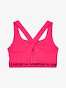 Soutien-gorge pour femme Under Armour  Crossback Mid Bra-PNK