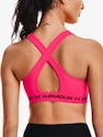 Soutien-gorge pour femme Under Armour  Crossback Mid Bra-PNK