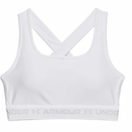 Soutien-gorge pour femme Under Armour Crossback Mid Bra-WHT