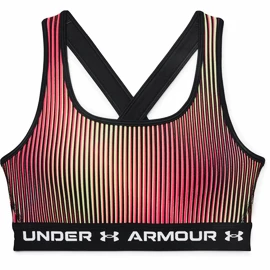 Soutien-gorge pour femme Under Armour Crossback Mid Print-BLK