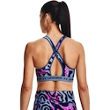 Soutien-gorge pour femme Under Armour  Crossback Mid Print Blue  S