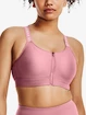 Soutien-gorge pour femme Under Armour  Infinity High Bra Zip-PNK