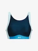 Soutien-gorge pour femme Under Armour  Infinity Mid High Neck Shine-BLU