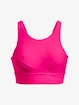 Soutien-gorge pour femme Under Armour  Infinity Pintuck Mid-PNK