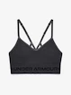 Soutien-gorge pour femme Under Armour  Seamless Low Long Htr Bra-GRY