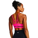 Soutien-gorge pour femme Under Armour  Seamless Low Long Htr Bra pink Beta Tint