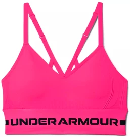 Soutien-gorge pour femme Under Armour Seamless Low Long Htr Bra pink Beta Tint