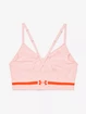 Soutien-gorge pour femme Under Armour  Seamless Low Long Htr Bra pink Beta Tint