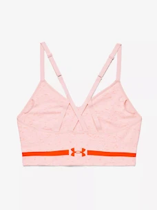 Soutien-gorge pour femme Under Armour  Seamless Low Long Htr Bra pink Beta Tint L