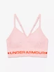 Soutien-gorge pour femme Under Armour  Seamless Low Long Htr Bra pink Beta Tint L