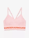 Soutien-gorge pour femme Under Armour  Seamless Low Long Htr Bra pink Beta Tint L