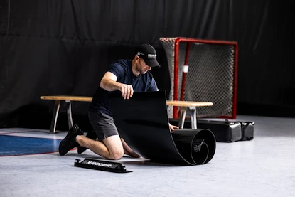 Support d’entraînement de patinage Bauer  REACTOR SKATING/SLIDE BOARD