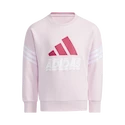 Sweat-shirt pour enfant adidas  Graphic Crew Neck Clear Pink 122 cm