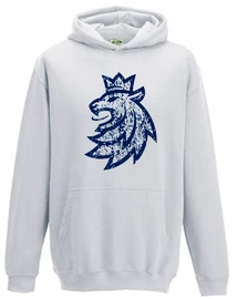 Sweat-shirt pour enfant Official Merchandise Czech Hockey Lion Grey