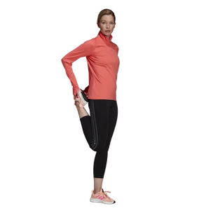 Sweat-shirt pour femme adidas  Run Fast 1/2 Zip Semi Turbo S