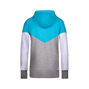 Sweat-shirt pour femme BIDI BADU  Flavia Lifestyle Hoody Aqua/Grey White S