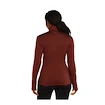 Sweat-shirt pour femme Icebreaker Merino 260 Quantum IV LS Zip Port/Cedar Wood