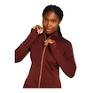 Sweat-shirt pour femme Icebreaker Merino 260 Quantum IV LS Zip Port/Cedar Wood