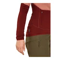 Sweat-shirt pour femme Icebreaker Merino 400 RealFleece Descender LS Z Cedar Wood/Port/Cb