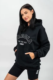 Sweat-shirt pour femme Nebbia Branded Oversized Hoodie black