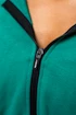 Sweat-shirt pour femme Nebbia  Cropped Zip-Up Hoodie green