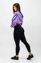 Sweat-shirt pour femme Nebbia  Cropped Zip-Up Hoodie purple