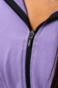 Sweat-shirt pour femme Nebbia  Cropped Zip-Up Hoodie purple