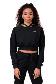 Sweat-shirt pour femme Nebbia Golden Crop hoodie 824 black