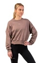 Sweat-shirt pour femme Nebbia  Loose Fit Sweatshirt "Feeling Good" 420 brown