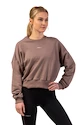 Sweat-shirt pour femme Nebbia  Loose Fit Sweatshirt "Feeling Good" 420 brown M/L