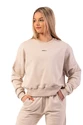 Sweat-shirt pour femme Nebbia  Loose Fit Sweatshirt "Feeling Good" 420 cream