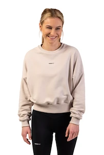 Sweat-shirt pour femme Nebbia  Loose Fit Sweatshirt "Feeling Good" 420 cream