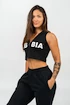 Sweat-shirt pour femme Nebbia  Sleeveless Zip-Up Hoodie black