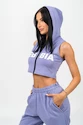 Sweat-shirt pour femme Nebbia  Sleeveless Zip-Up Hoodie purple