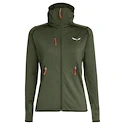 Sweat-shirt pour femme Salewa  Agner Hybrid PL/DST W FZ Hdy Dark Olive Melange