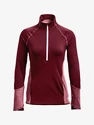 Sweat-shirt pour femme Under Armour  ColdGear 1/2 Zip-RED