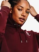 Sweat-shirt pour femme Under Armour  Essential Fleece Hoodie-RED