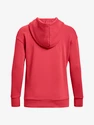 Sweat-shirt pour femme Under Armour  Essential Fleece Hoodie-RED