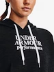 Sweat-shirt pour femme Under Armour  Essential Script Hoodie-BLK