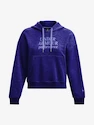 Sweat-shirt pour femme Under Armour  Essential Script Hoodie-BLU