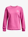 Sweat-shirt pour femme Under Armour  Rival Fleece Oversize Crew-PNK